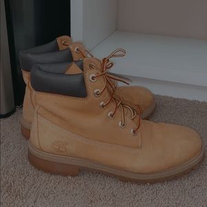 Brown timberlands